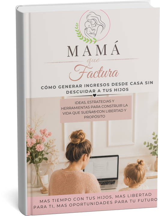 🌷 Mamá que Factura | Cómo Generar Ingresos Desde Casa Sin Descuidar a Tus Hijos
